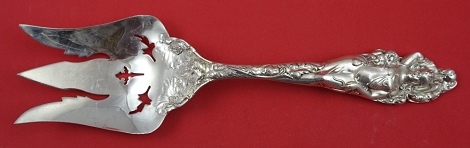 Salad Serving Fork with 3 piercings 10 1/2